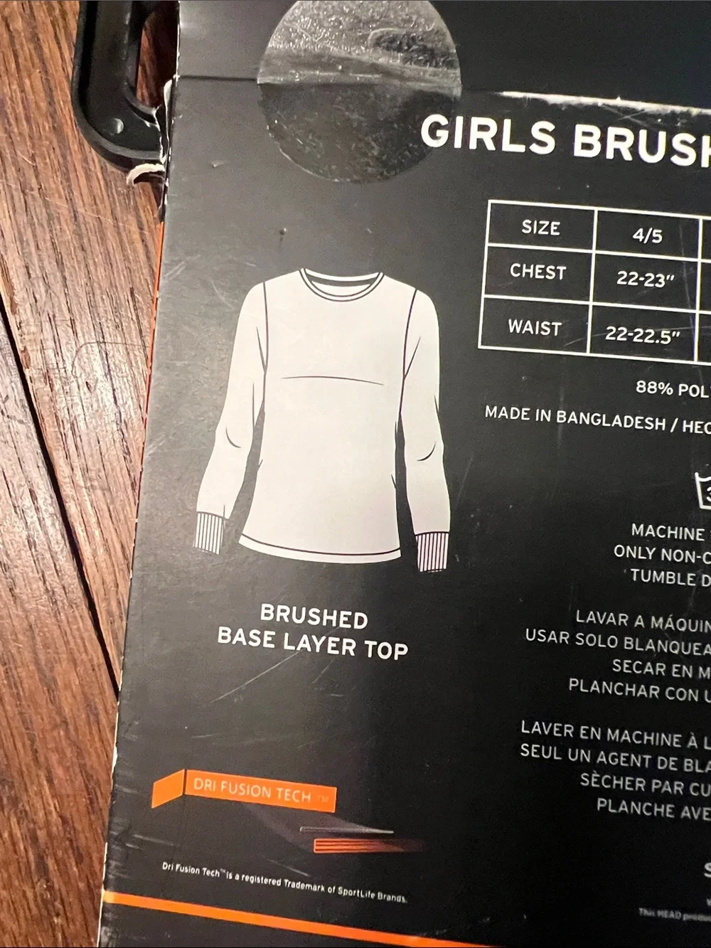 HEAD Girls 2PC Brushed Base Layer Set in Light Gray and Black Trim